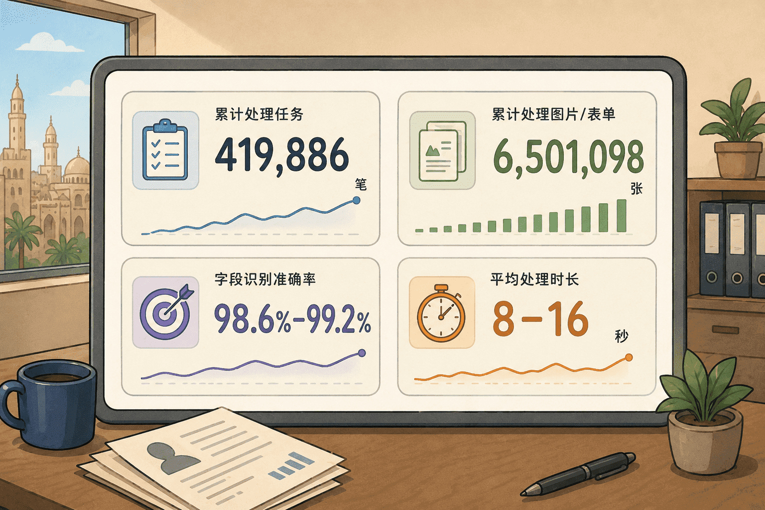 金融审核 AI Worker 生产运行数据