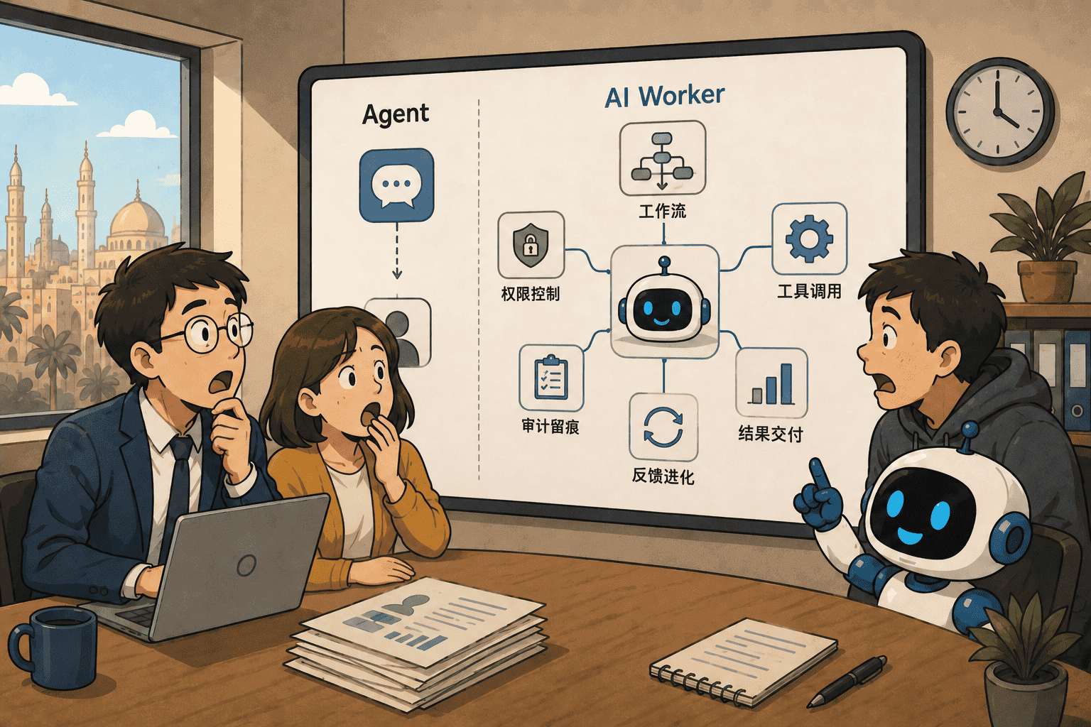 AI Worker 从 Agent 走向岗位闭环