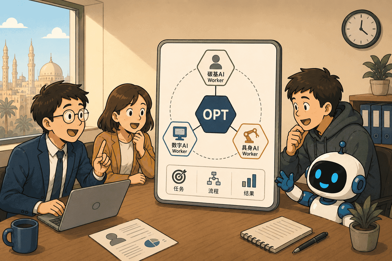 OPT 最小工作单元与 AI Worker 协同